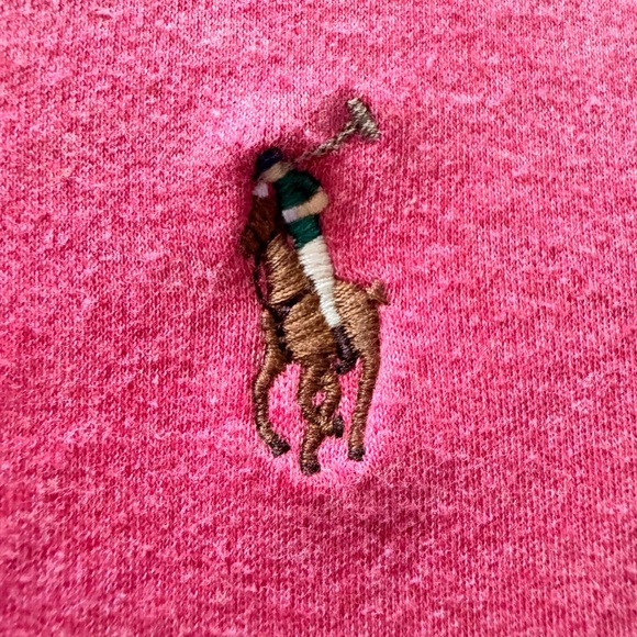 Ralph Lauren Polo Shirt Mens 2XB 2XL Pink Cotton Knit Short Sleeve Soft Touch - Picture 4 of 5